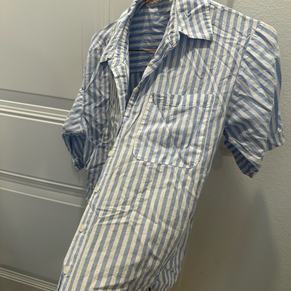 Blue and White Striped Women’s! - Picture 1 of 4